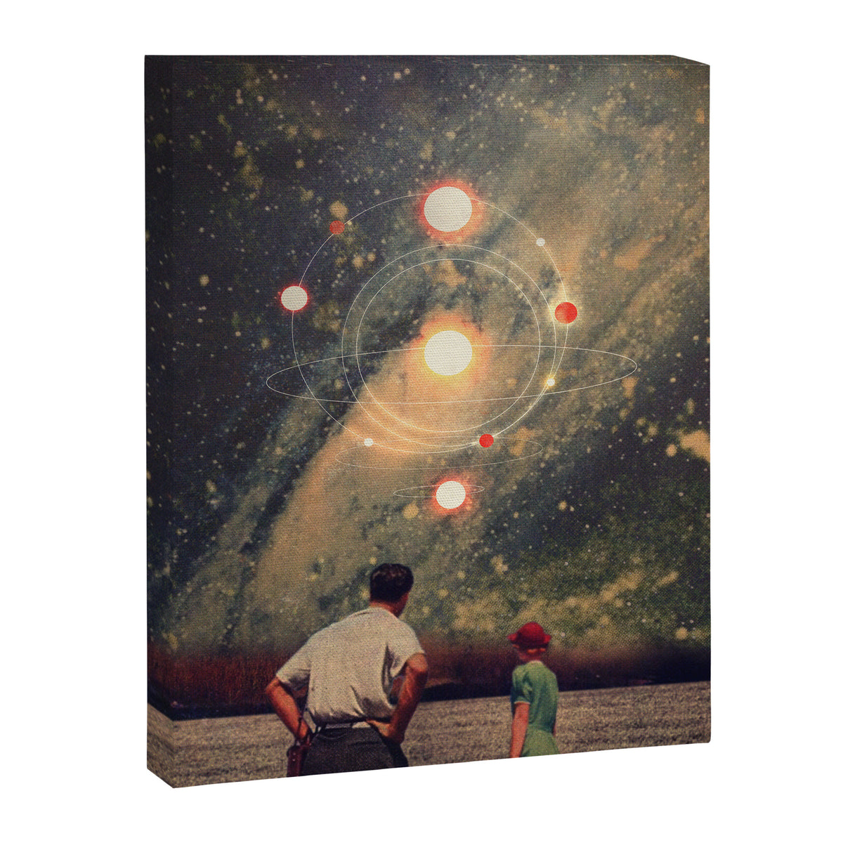 Light Explosions In Our Sky Canvas Print Gallery Image 6