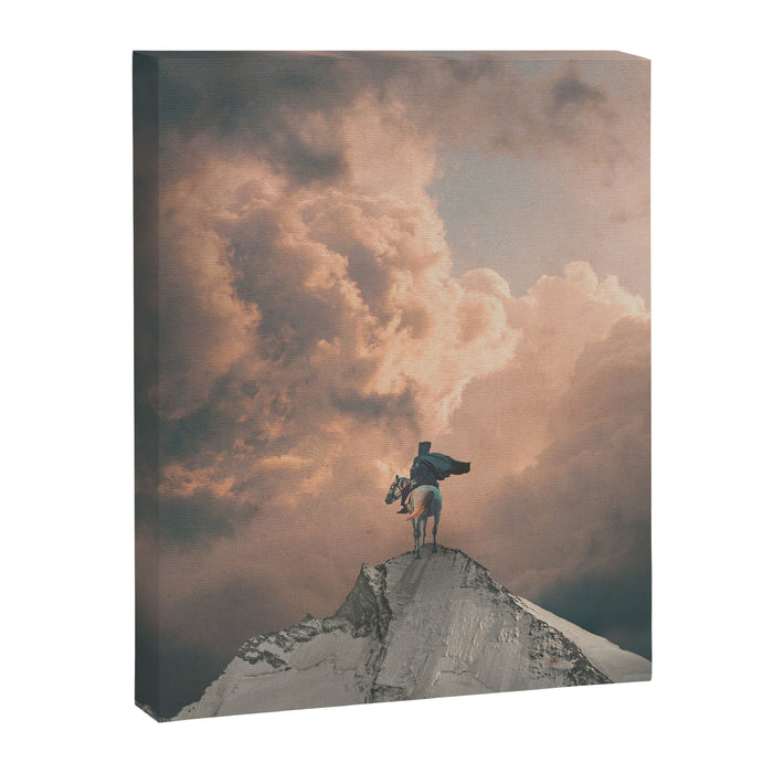 Lone Wayfarer Canvas Print Gallery Image 1