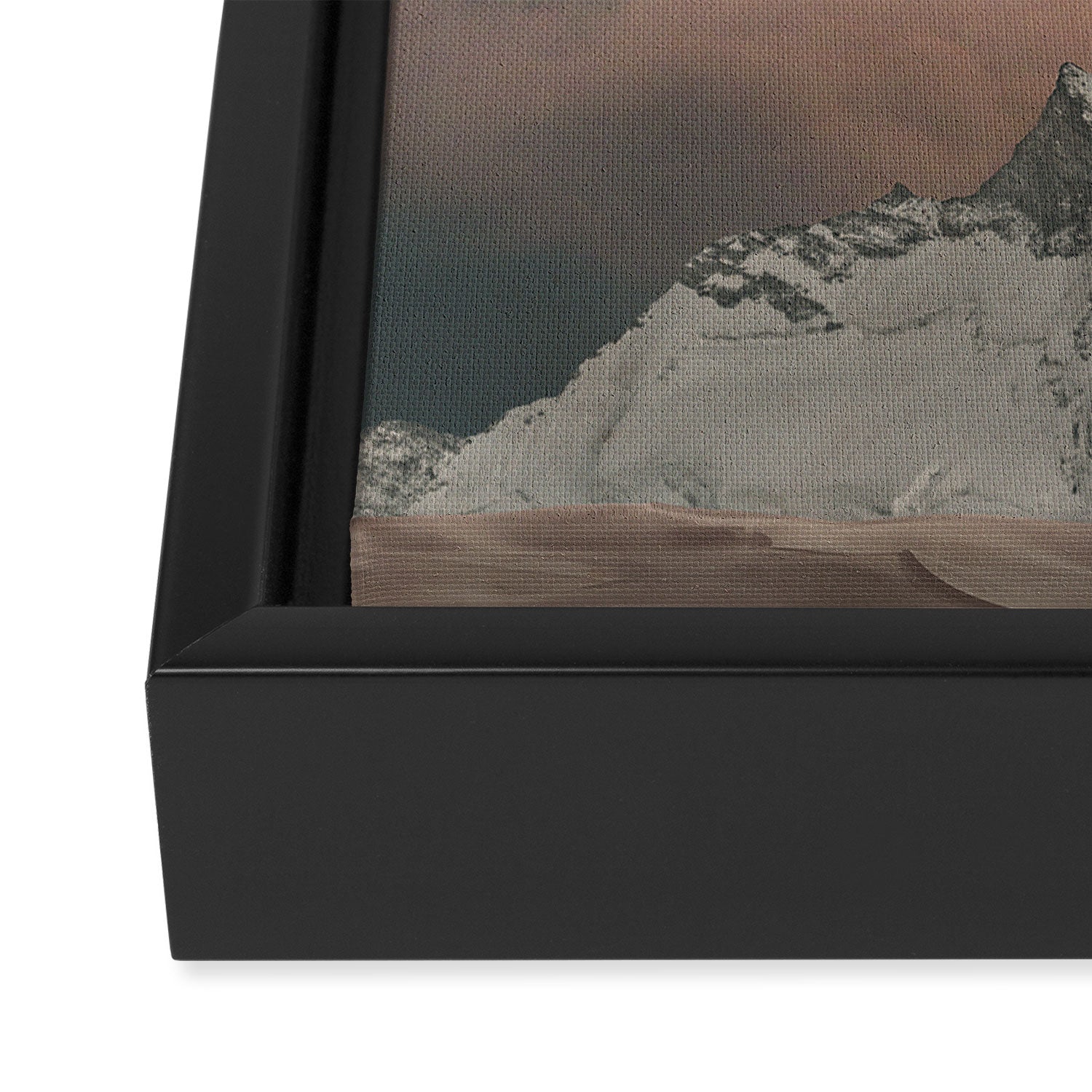 Lone Wayfarer Framed Canvas Print Gallery Image 3