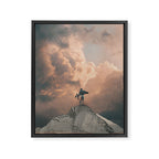 Lone Wayfarer Framed Canvas Print Gallery Image 6