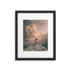 Lone Wayfarer Framed Art Print Gallery Image 5