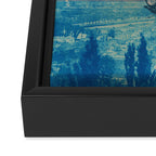 Looking right into the Eye of the Summer Framed Canvas Print Gallery Image 3
