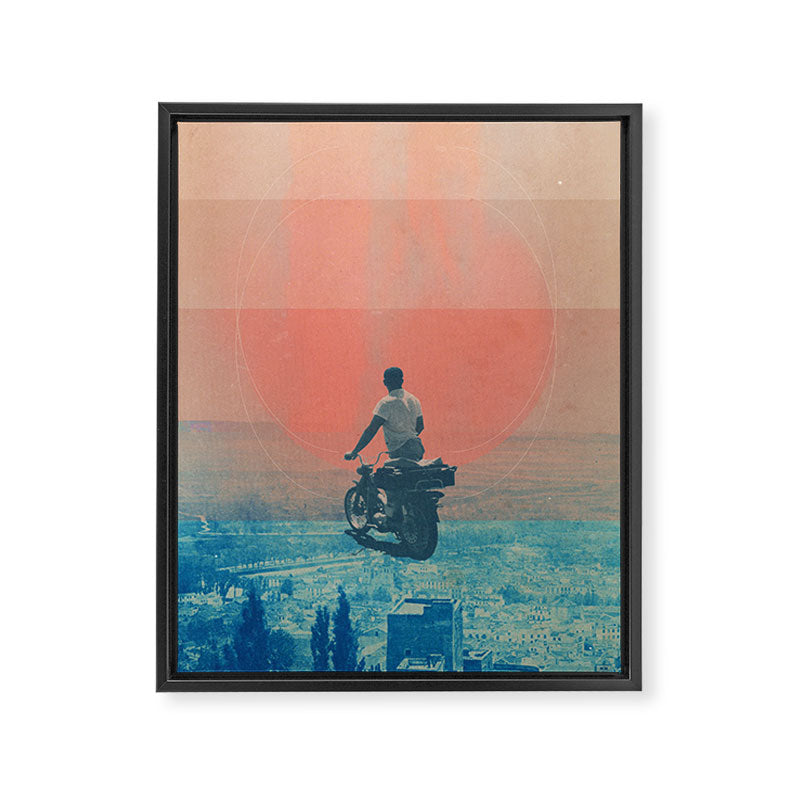 Looking right into the Eye of the Summer Framed Canvas Print Gallery Image 6