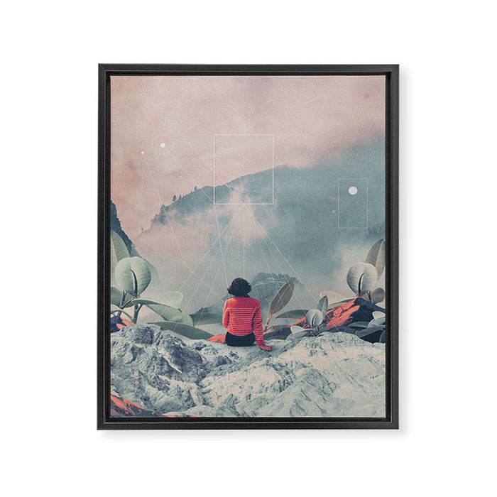 Lost in the 17th Dimension Framed Canvas Print Gallery Image 1