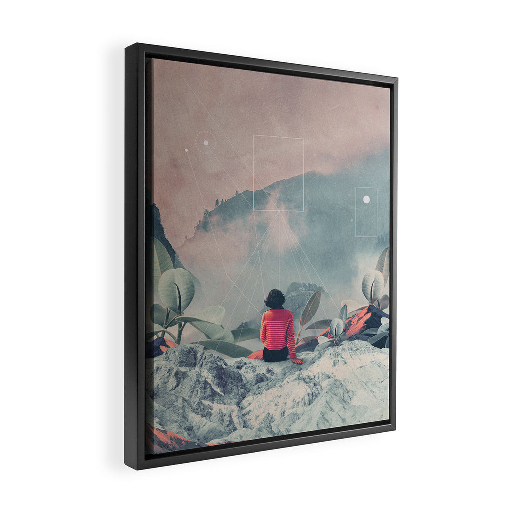 Lost in the 17th Dimension Framed Canvas Print Gallery Image 2