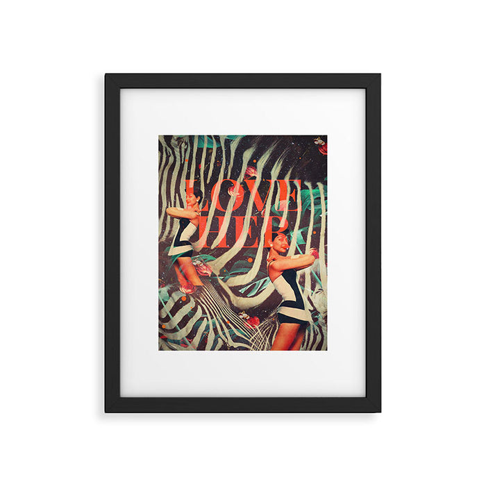 Love Her Framed Art Print Gallery Image 1