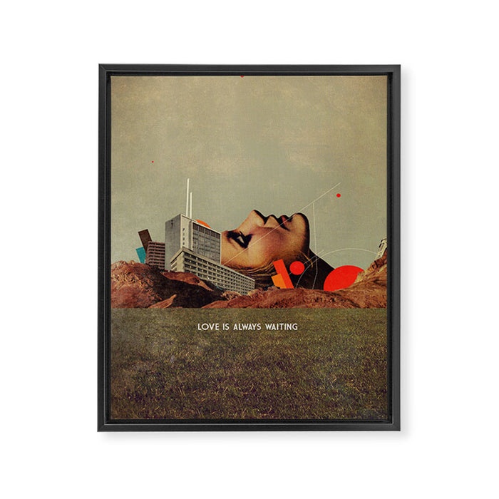 Love Is Always Waiting Framed Canvas Print Gallery Image 1