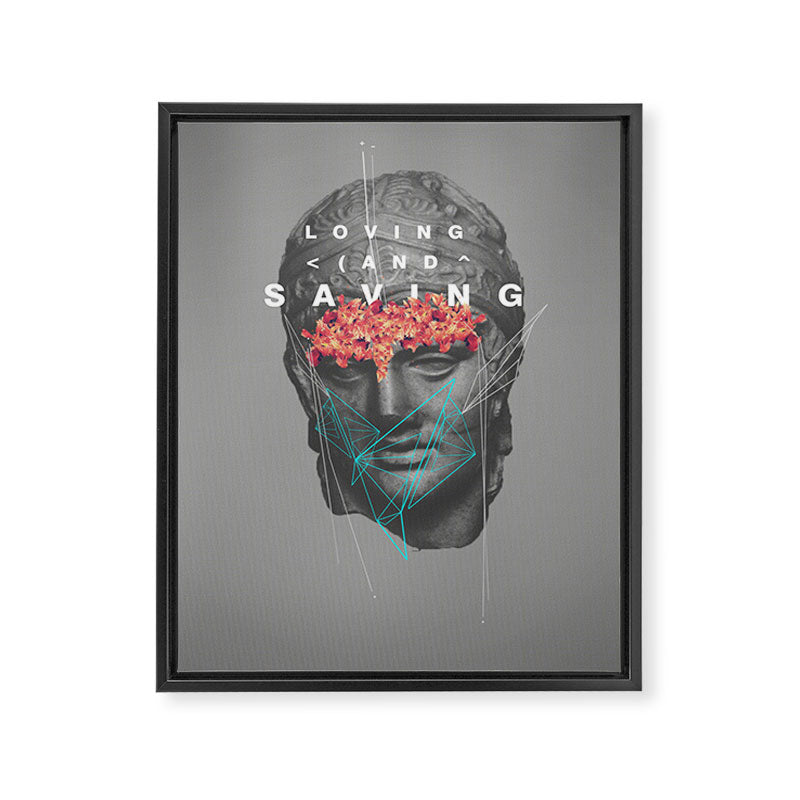 Loving & Saving Framed Canvas Print Gallery Image 6