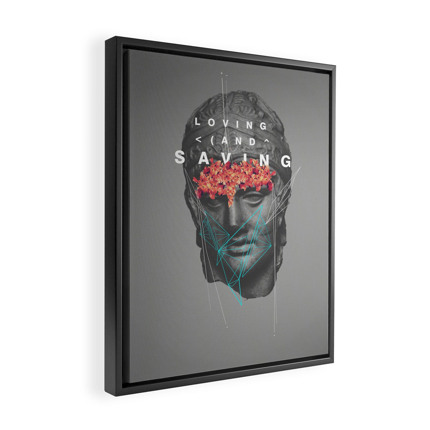 Loving & Saving Framed Canvas Print Gallery Image 2