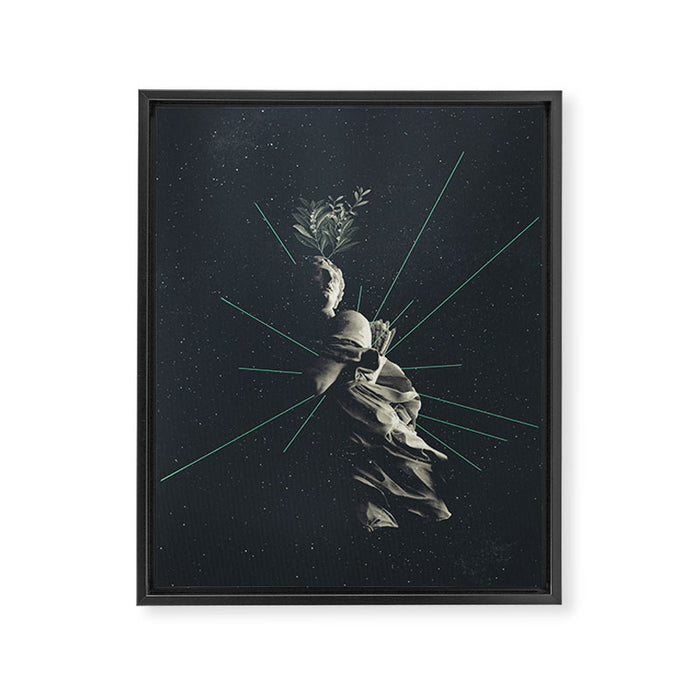 Marbled Dignity Framed Canvas Print Gallery Image 1