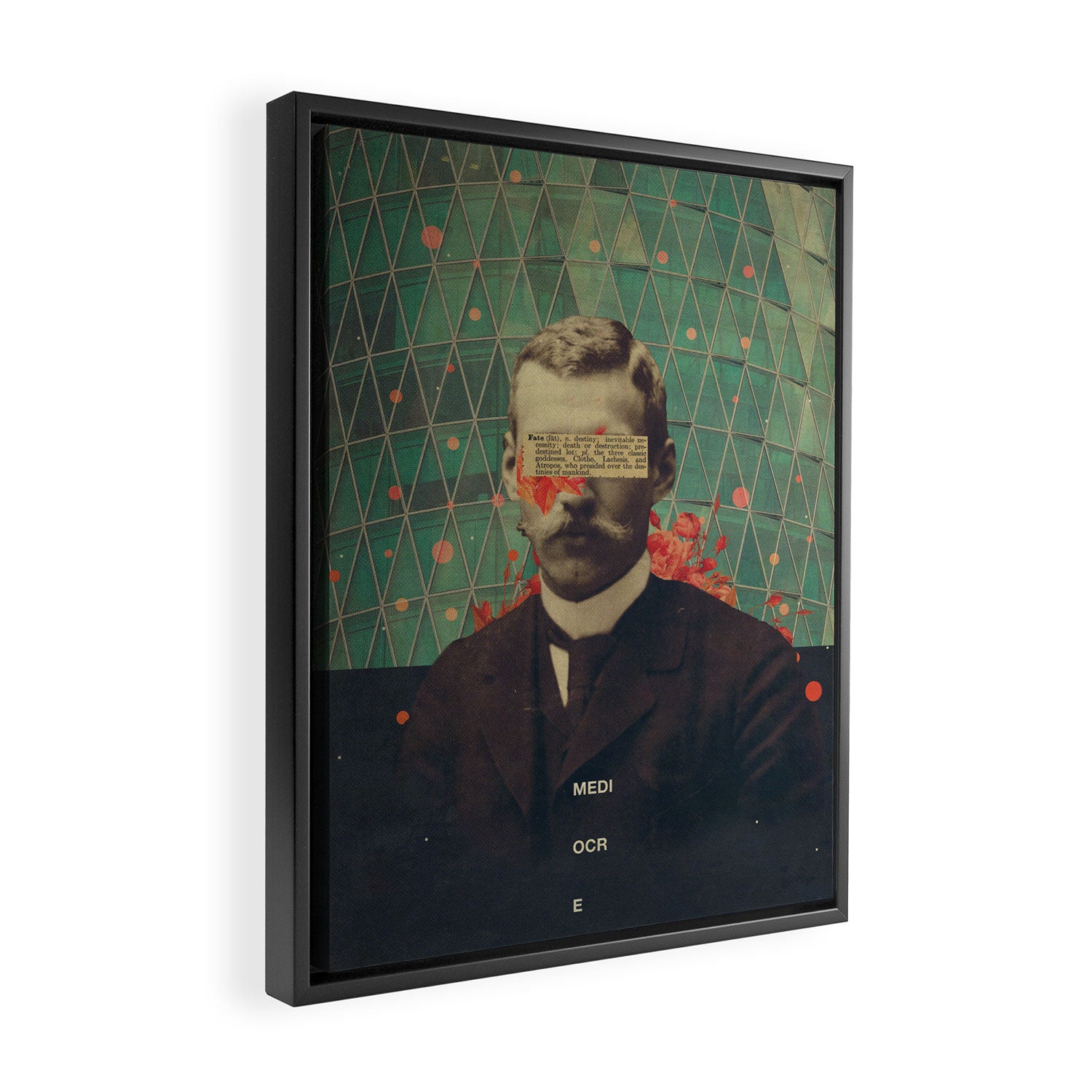 Mediocre Framed Canvas Print Gallery Image 2