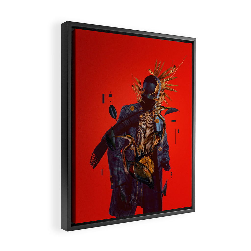 Midnight Jazz in New Orleans Framed Canvas Print Gallery Image 2