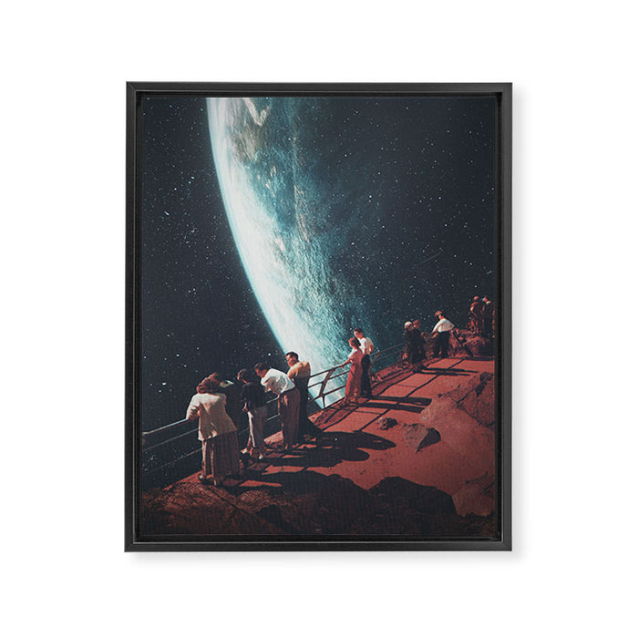 Missing the ones we Left Behind Framed Canvas Print Gallery Image 1
