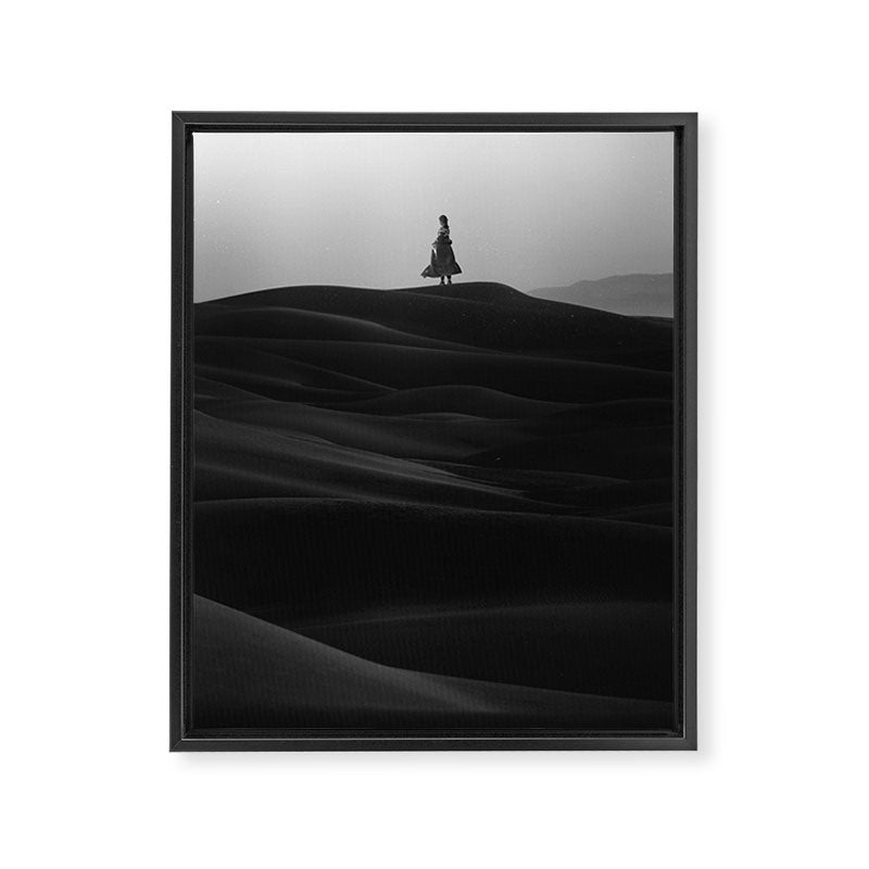 Monochrome Savior Framed Canvas Print Gallery Image 6