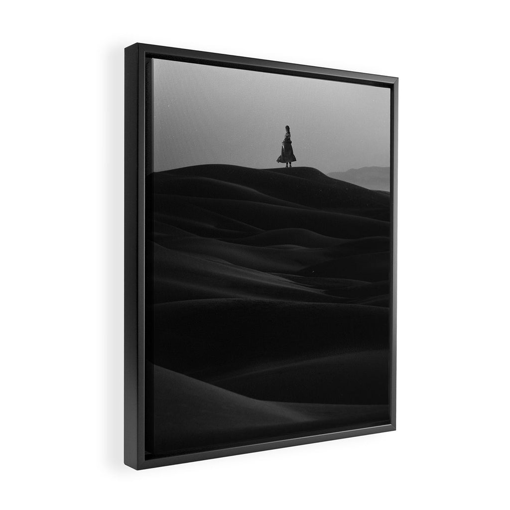 Monochrome Savior Framed Canvas Print Gallery Image 2