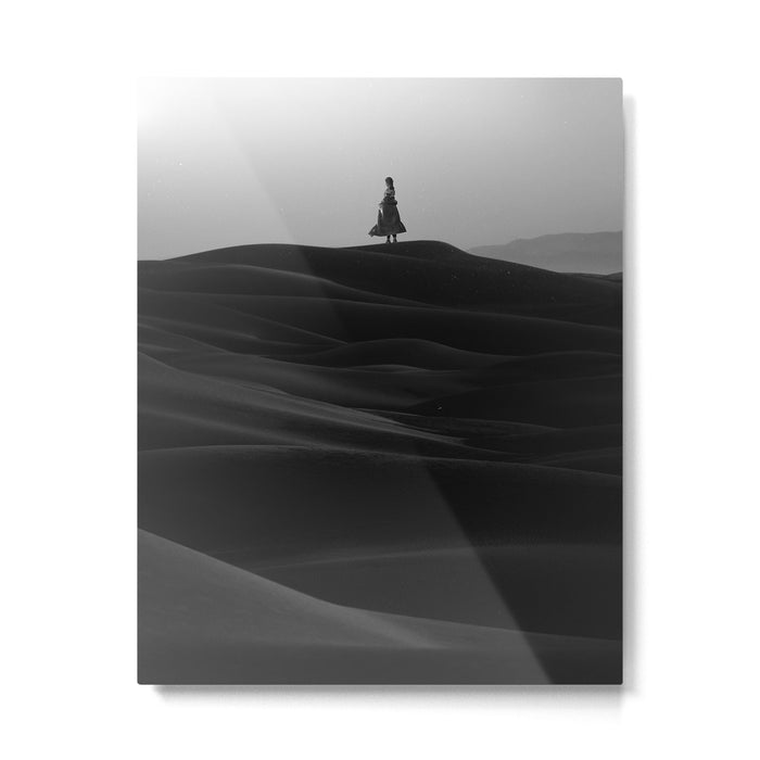 Monochrome Savior Metal Print Gallery Image 1