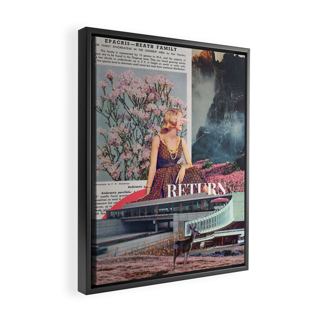 My Love, Please Return Framed Canvas Print Gallery Image 2