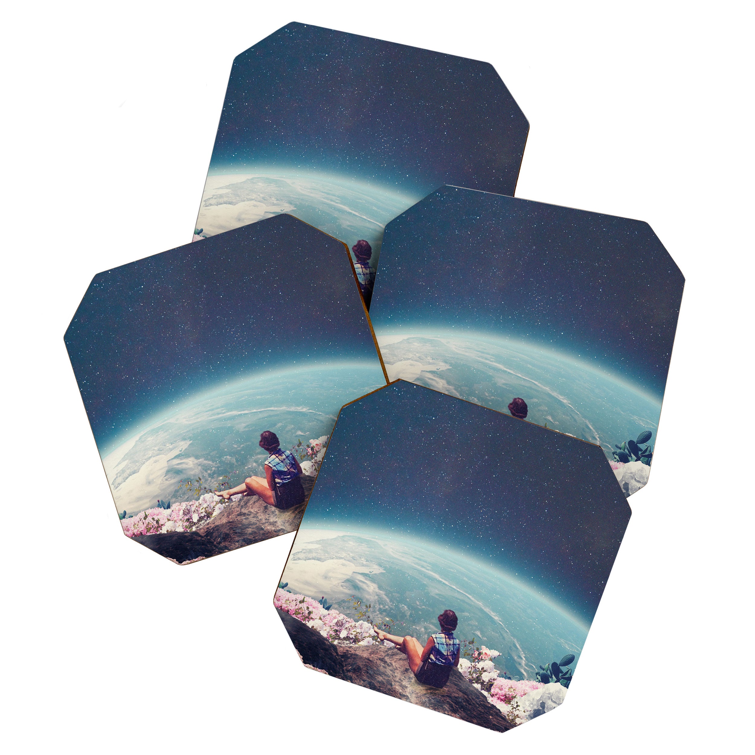 My World Blossomed when I Loved You Coaster Gallery Image 1