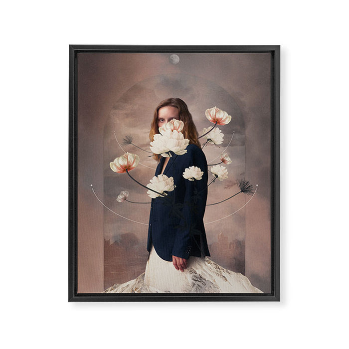 Never in the Right Place Framed Canvas Print Gallery Image 1