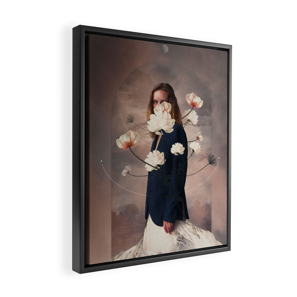 Never in the Right Place Framed Canvas Print Gallery Image 2
