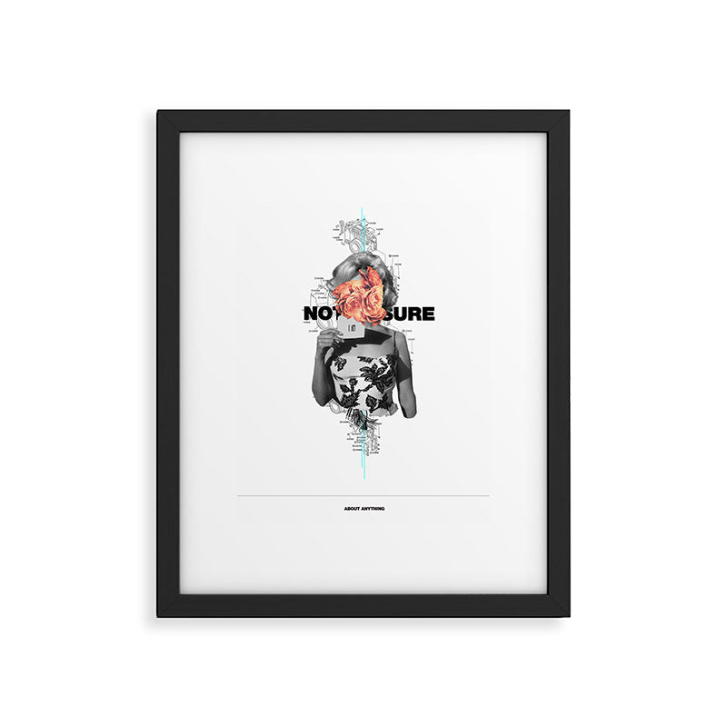 Not Sure About Anything Framed Art Print Gallery Image 5