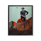 Observer Framed Canvas Print Gallery Image 8