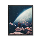 Often Mistaken for Absent Framed Canvas Print Gallery Image 6