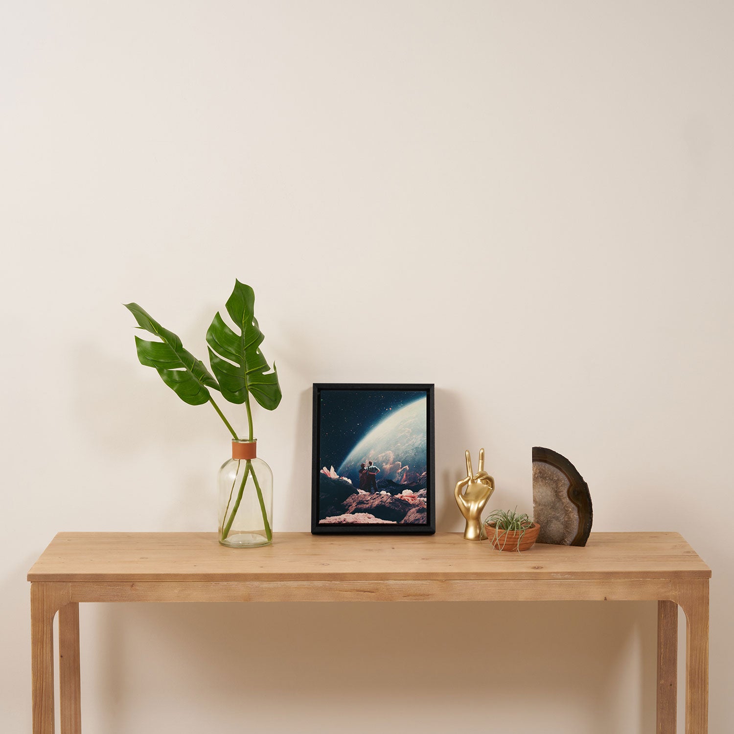 Often Mistaken for Absent Framed Canvas Print Gallery Image 4