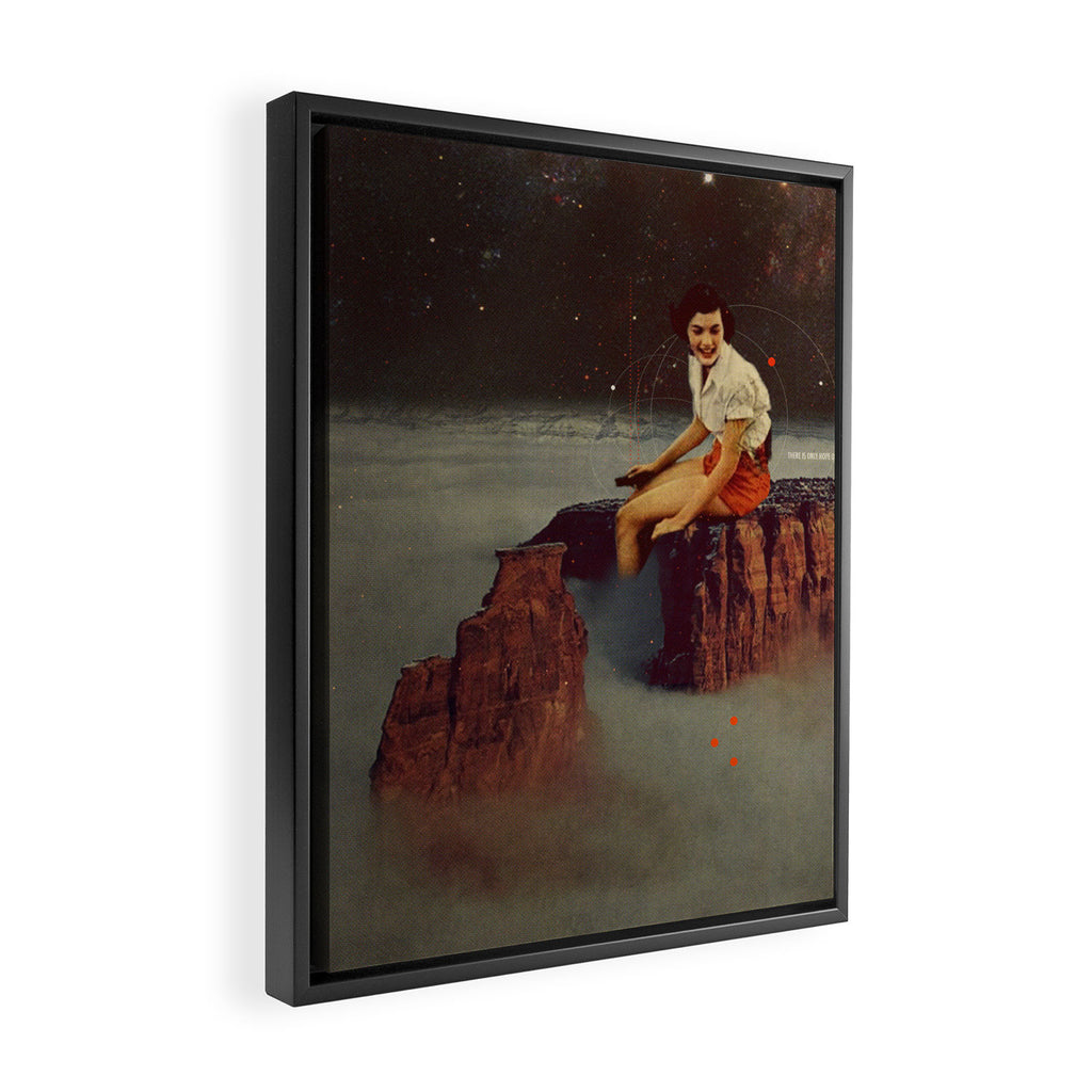Only Hope Up Here Framed Canvas Print Gallery Image 2