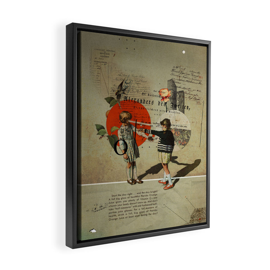 Oranges Framed Canvas Print Gallery Image 2