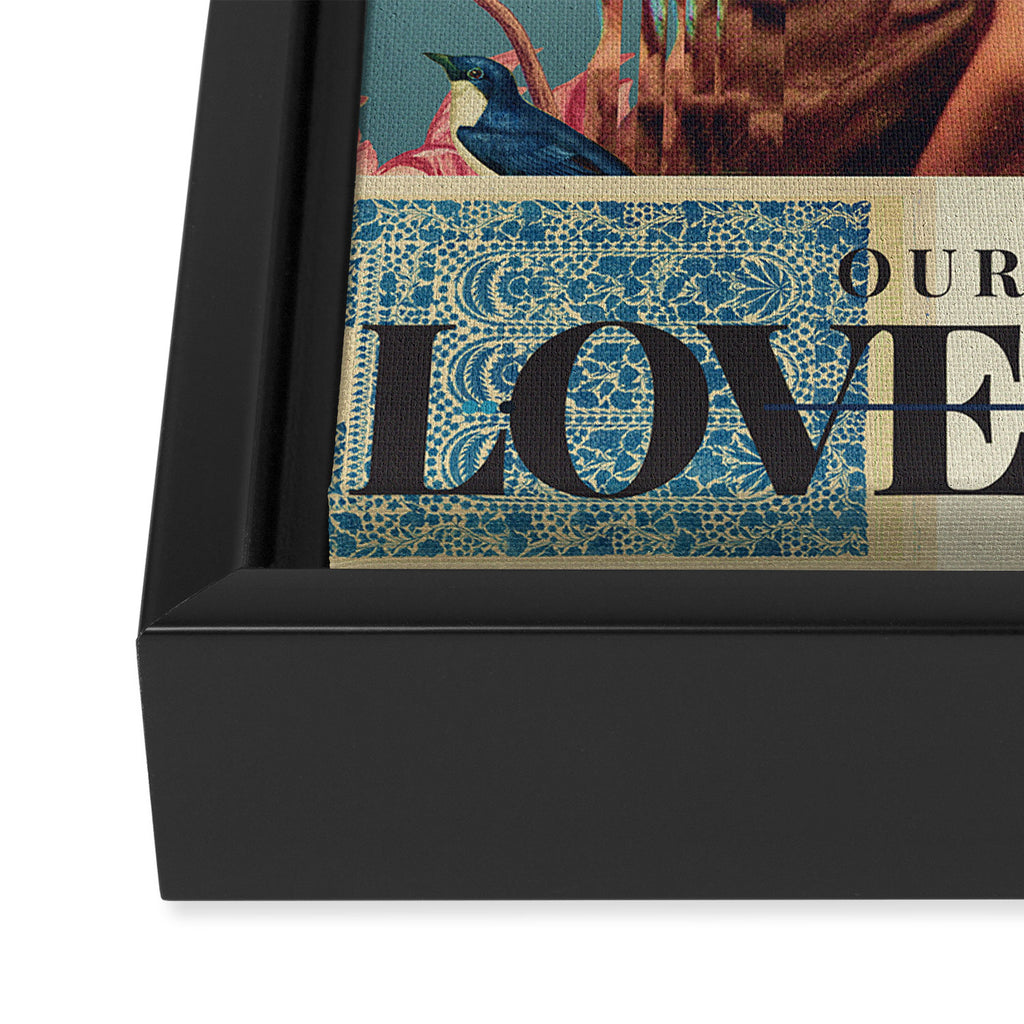 Our Love tore Time to Pieces Framed Canvas Print Gallery Image 3