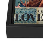 Our Love tore Time to Pieces Framed Canvas Print Gallery Image 3