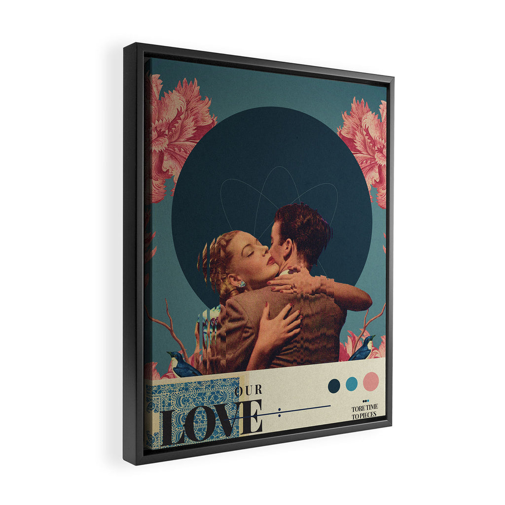 Our Love tore Time to Pieces Framed Canvas Print Gallery Image 2