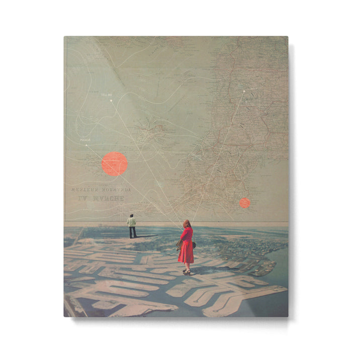 Our world was Broken and you Left Metal Print Gallery Image 1