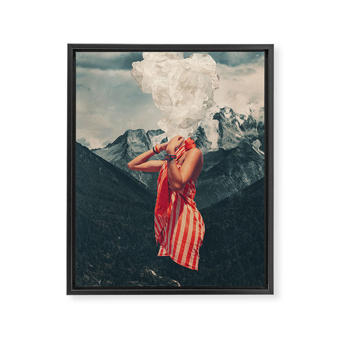 Overthinking Framed Canvas Print Gallery Image 1