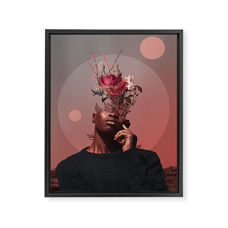 Pale memories of Dusk Framed Canvas Print Gallery Image 3