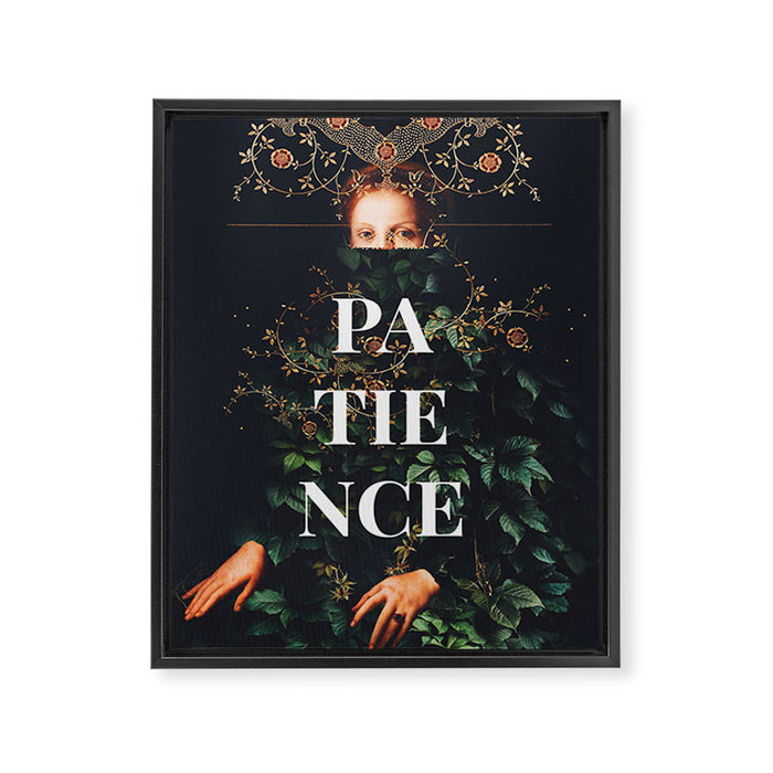 Patience Framed Canvas Print Gallery Image 1