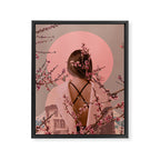 Peach Blossoms of Veria Framed Canvas Print Gallery Image 6