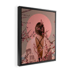 Peach Blossoms of Veria Framed Canvas Print Gallery Image 2