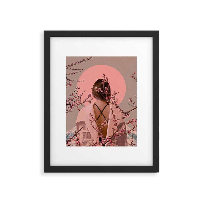 Peach Blossoms of Veria Framed Art Print Gallery Image 5