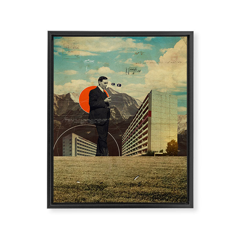 Î¦ (Phi) Framed Canvas Print Gallery Image 6