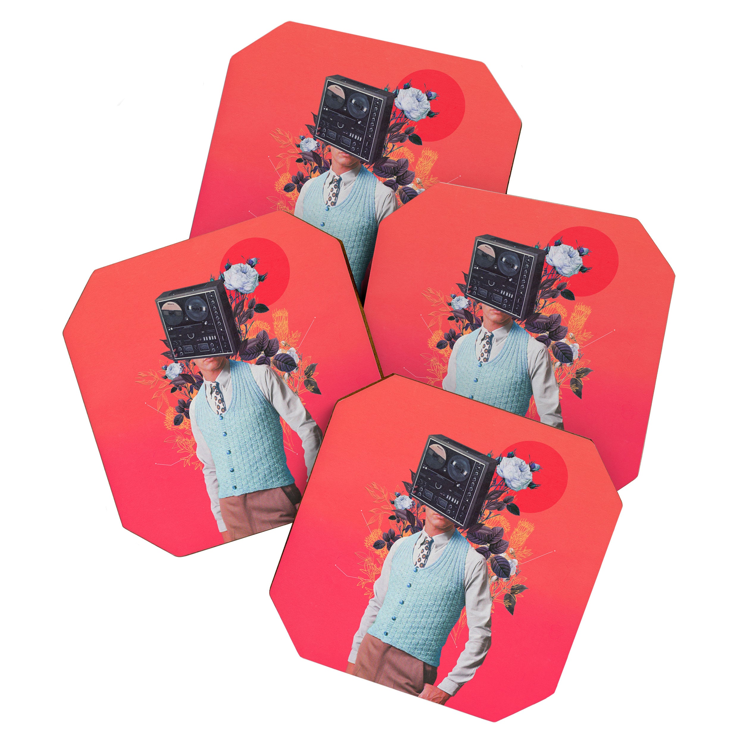 Phonohead Coaster Gallery Image 1