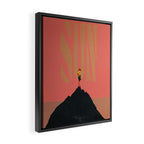 Pink Summer Sun Framed Canvas Print Gallery Image 2