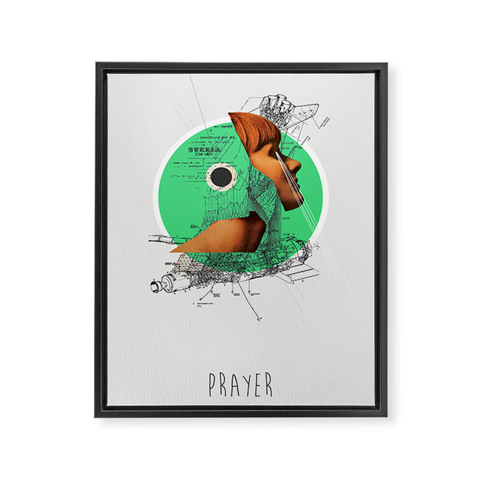 Prayer Framed Canvas Print Gallery Image 1