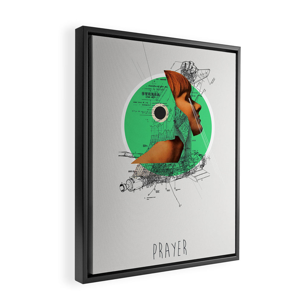Prayer Framed Canvas Print Gallery Image 2
