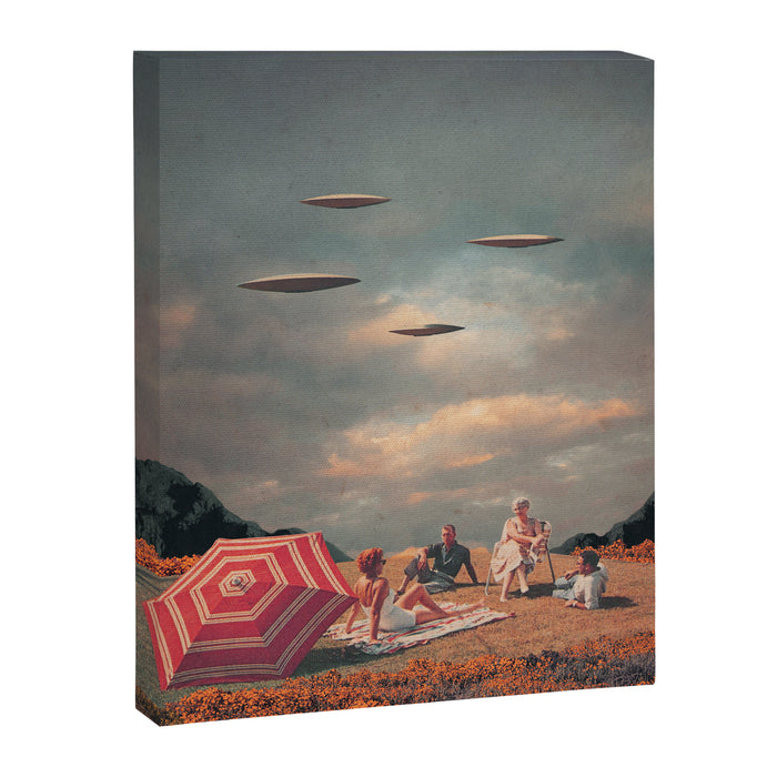 Pretend They Never Came Canvas Print Gallery Image 1