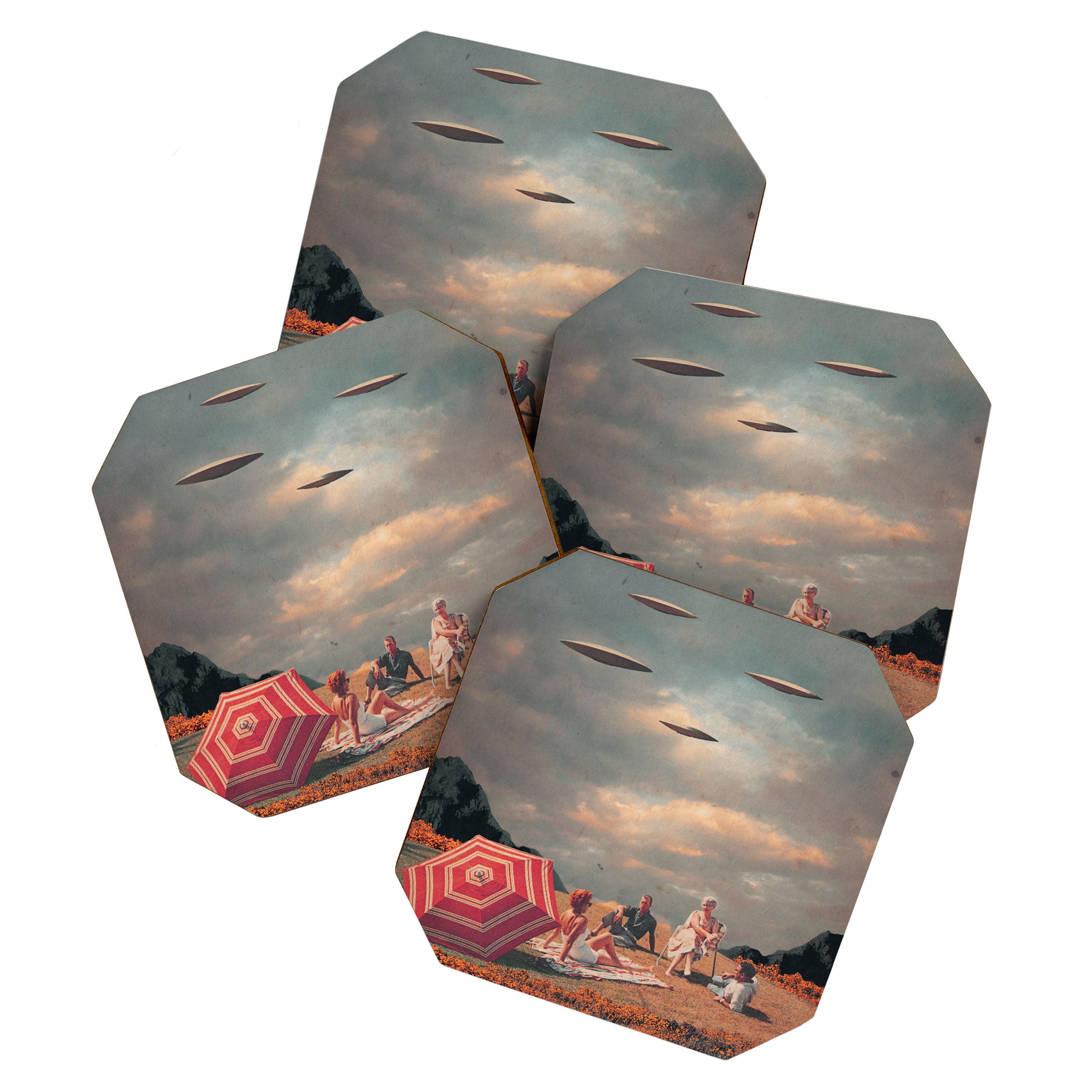 Pretend They Never Came Coaster Gallery Image 1