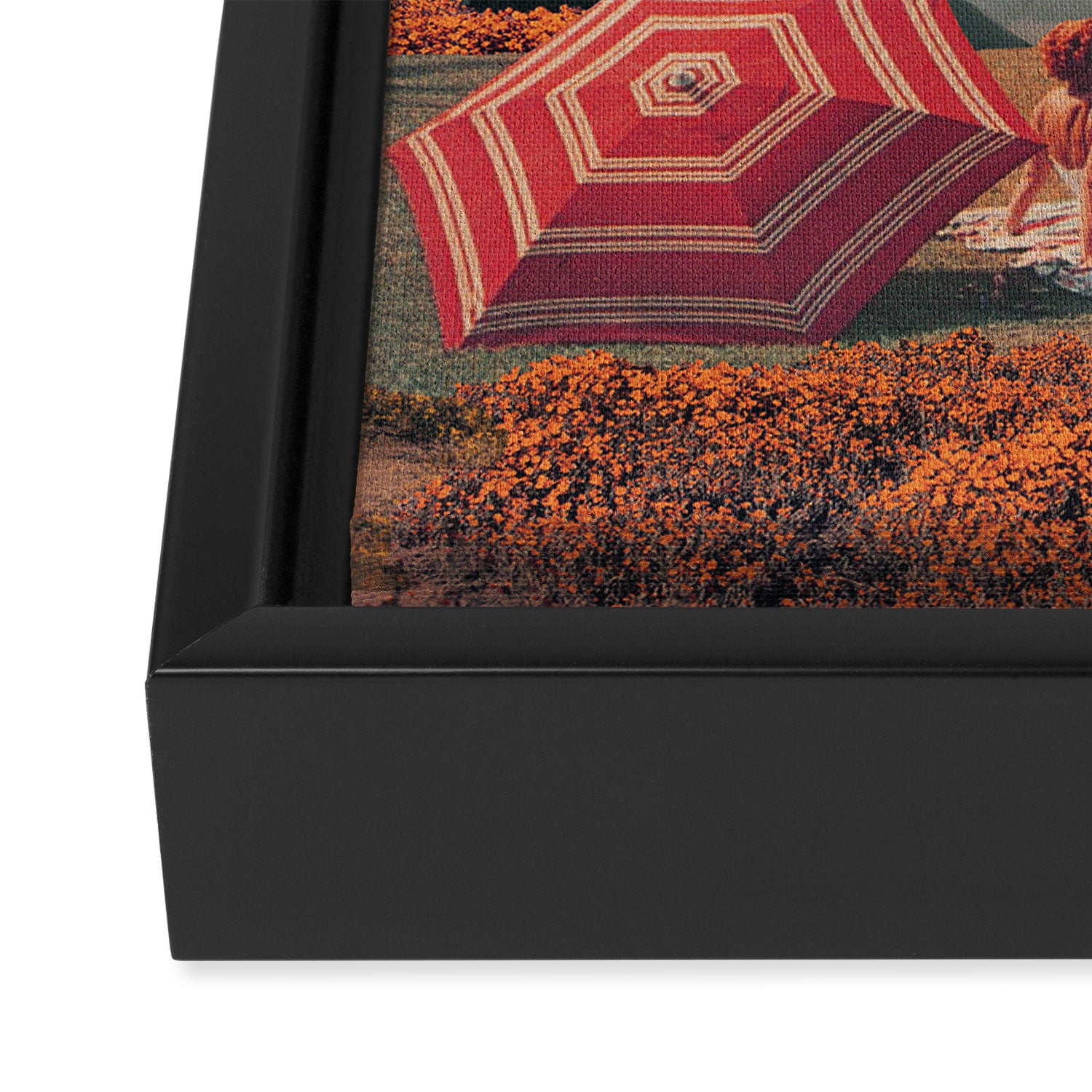 Pretend They Never Came Framed Canvas Print Gallery Image 3