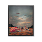 Pretend They Never Came Framed Canvas Print Gallery Image 6