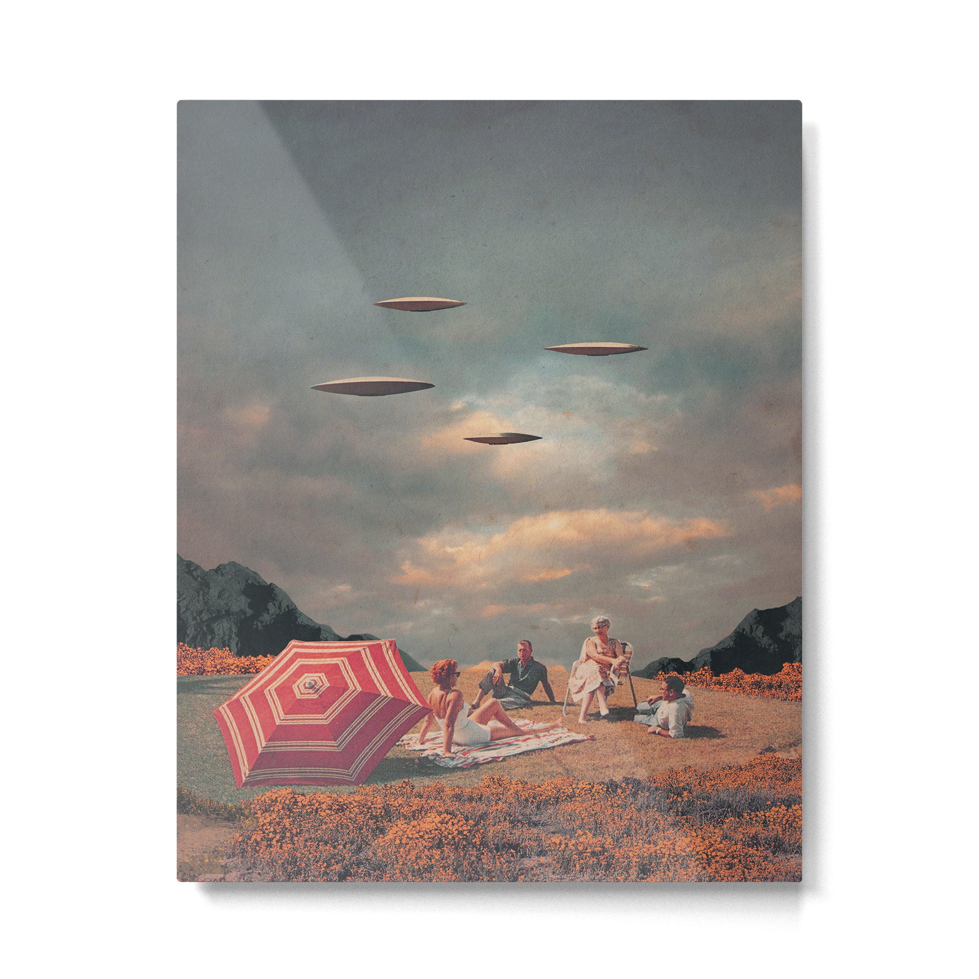 Pretend They Never Came Metal Print Gallery Image 4